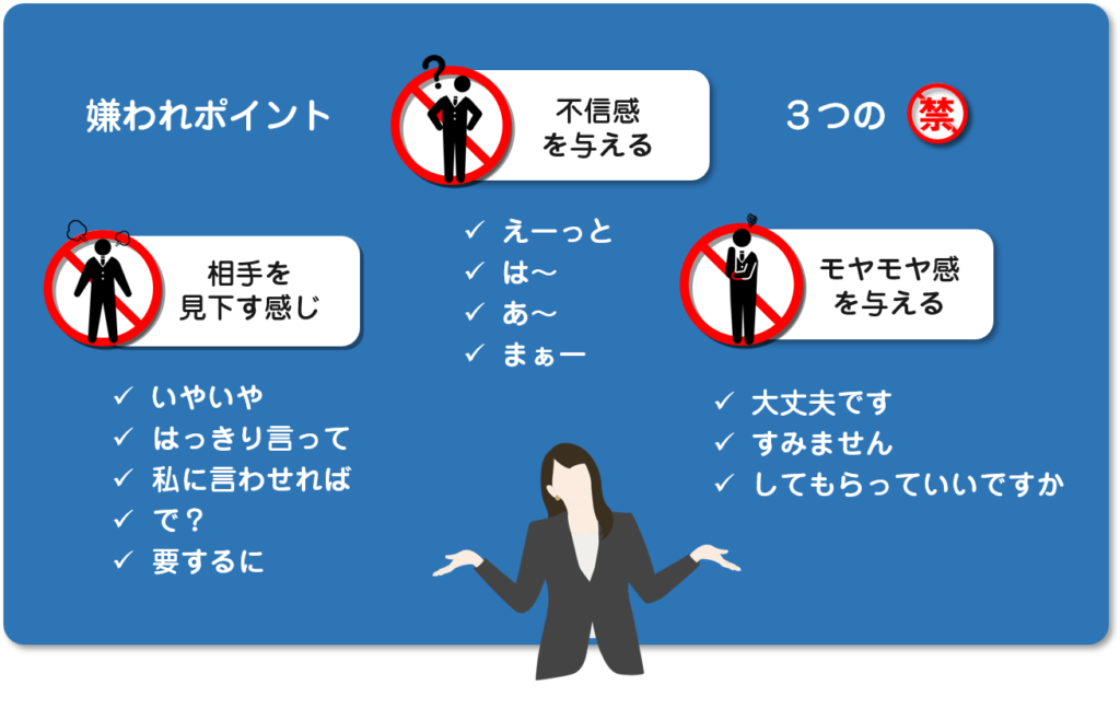 言葉のマナー講座:職場でもプライベートでも好感度アップ!嫌われポイントの口癖を直すだけ|ビジネスパーソンの仕事センス
